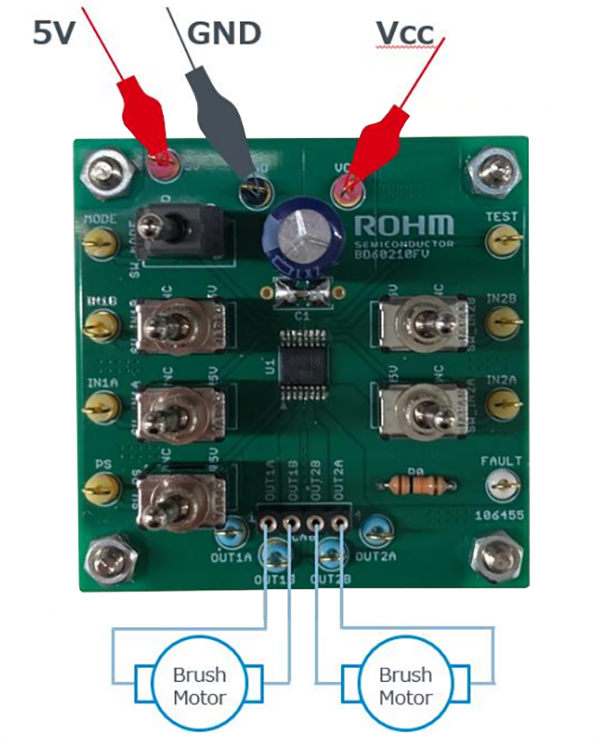 机械图纸 - ROHM Semiconductor BD60210FV-EVK-001 评估板